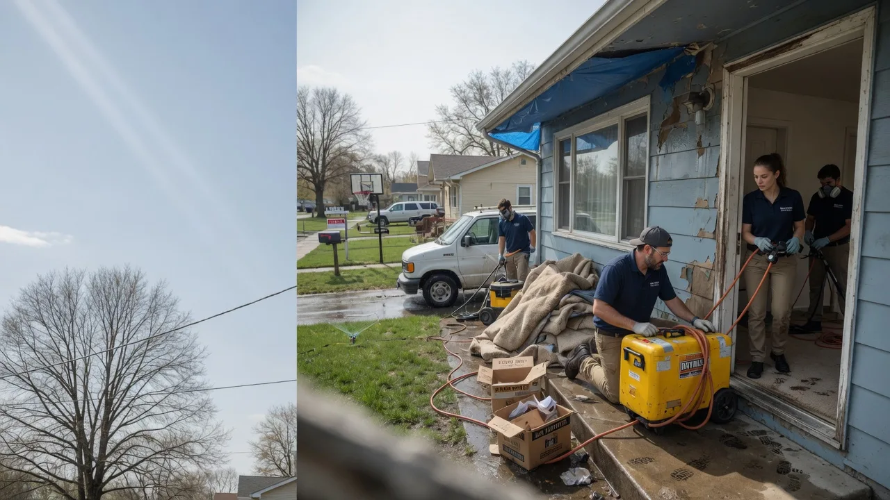 Basement Flood Cleanup in Deerfield, MO near me